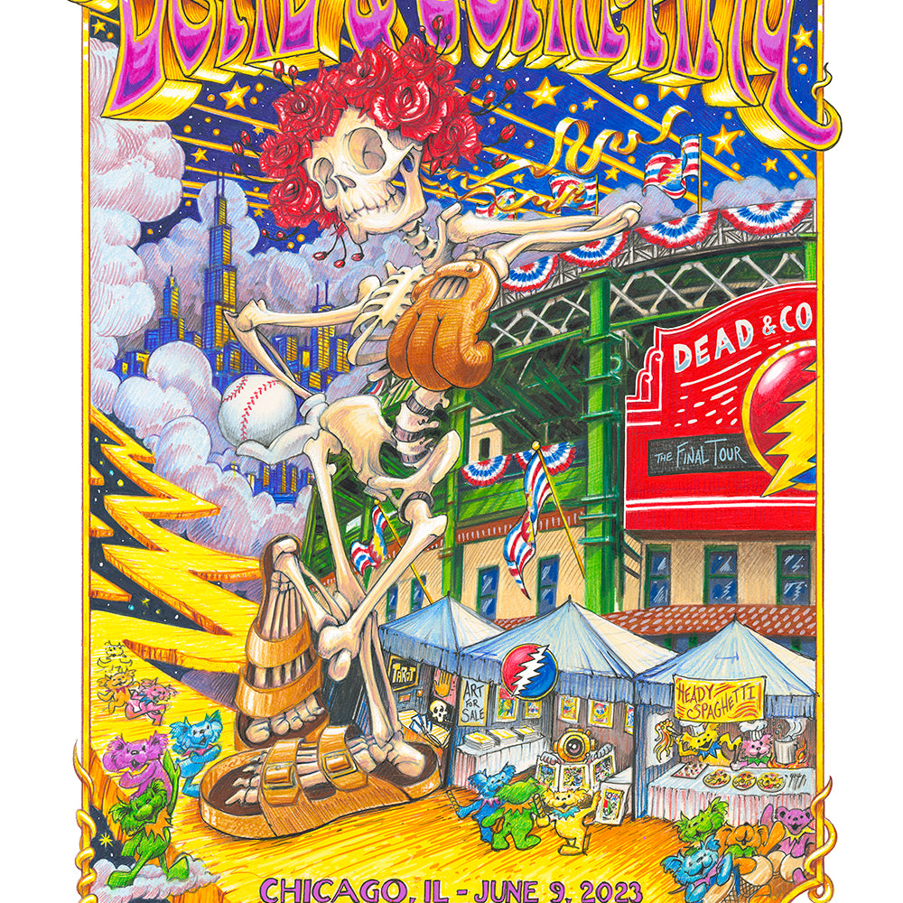 AJ Masthay "Dead & Company - Wrigley Field - Night #1 & #2" SET