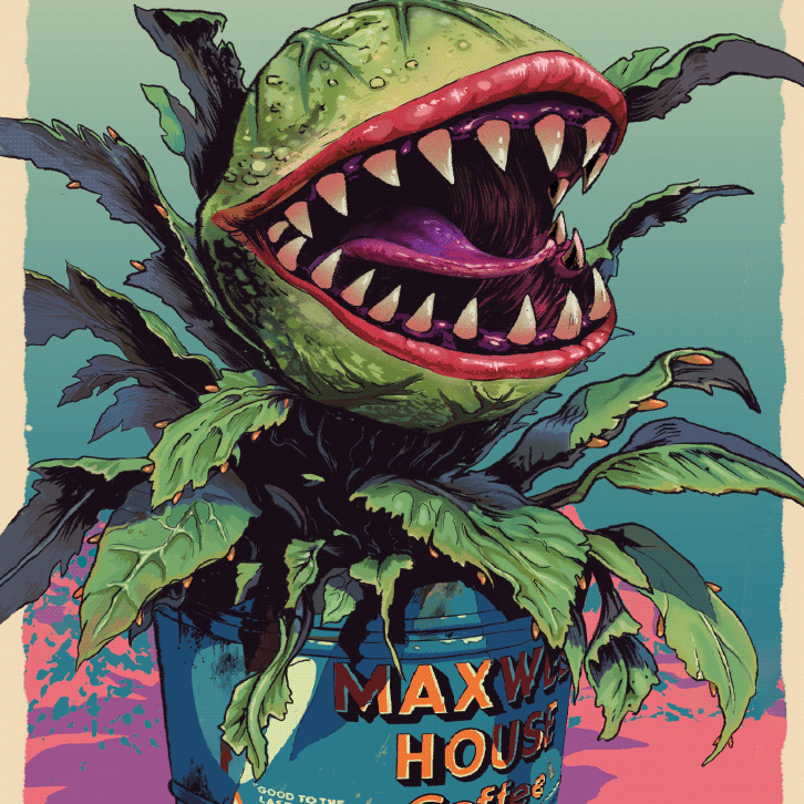 MonkeyMouth "Audrey 2 (Little Shop of Horrors)" 3D Flip Lenticular