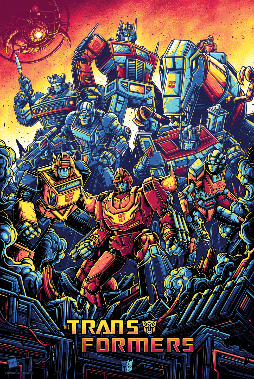 Dan Mumford "The Transformers (Autobots v Decepticons)" SET