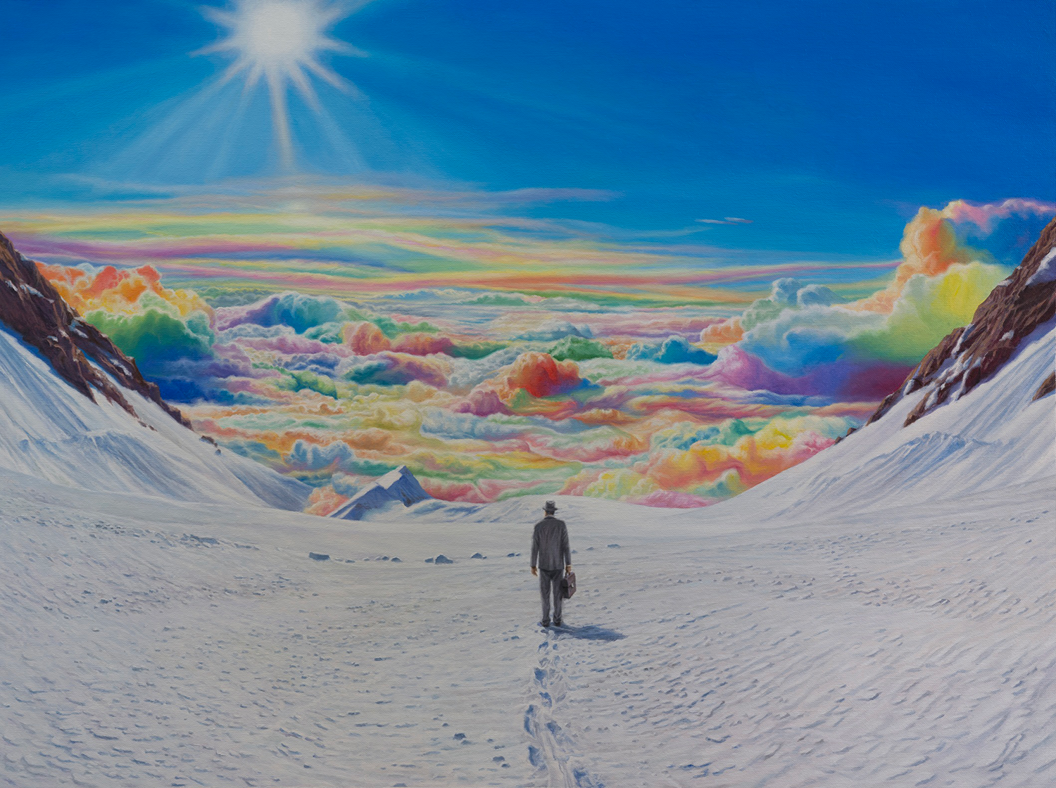 Shang Chengxiang "Above The Clouds" Canvas Edition