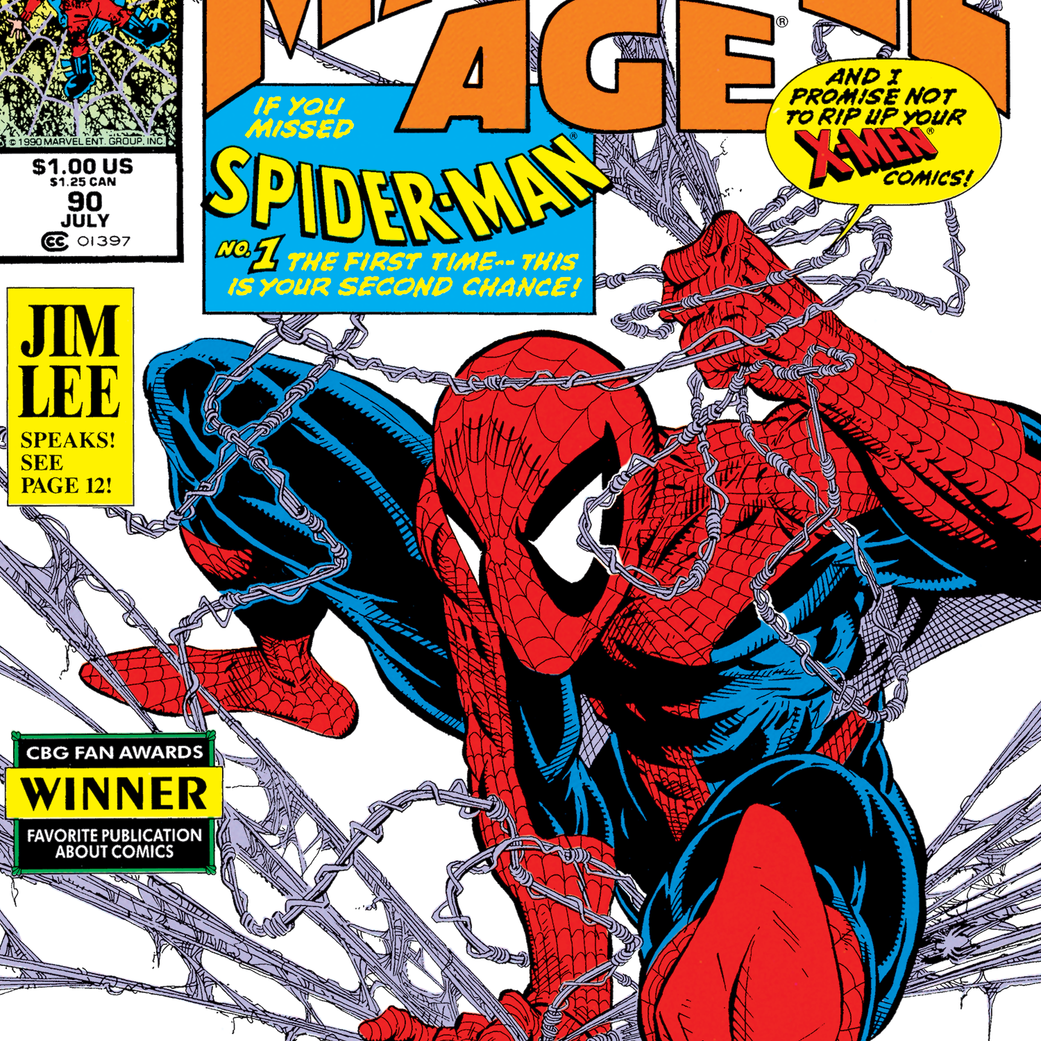 Todd McFarlane "Marvel Age #90"