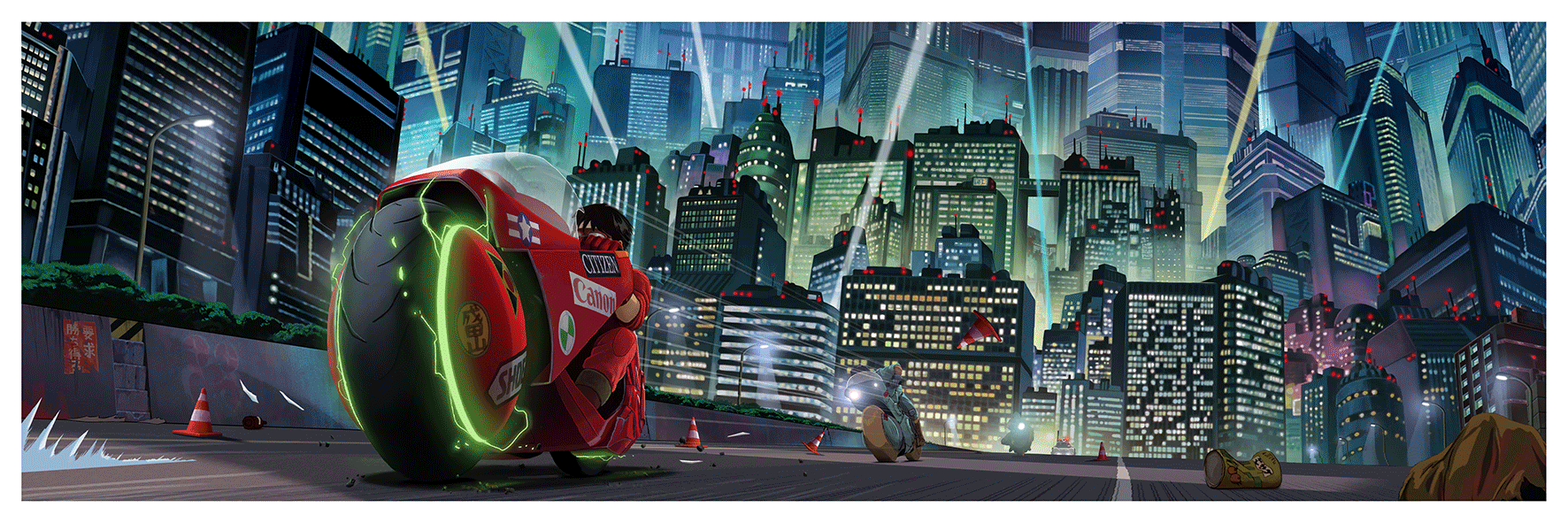 Pablo Olivera "Return to Neo Tokyo" 3D Flip Lenticular