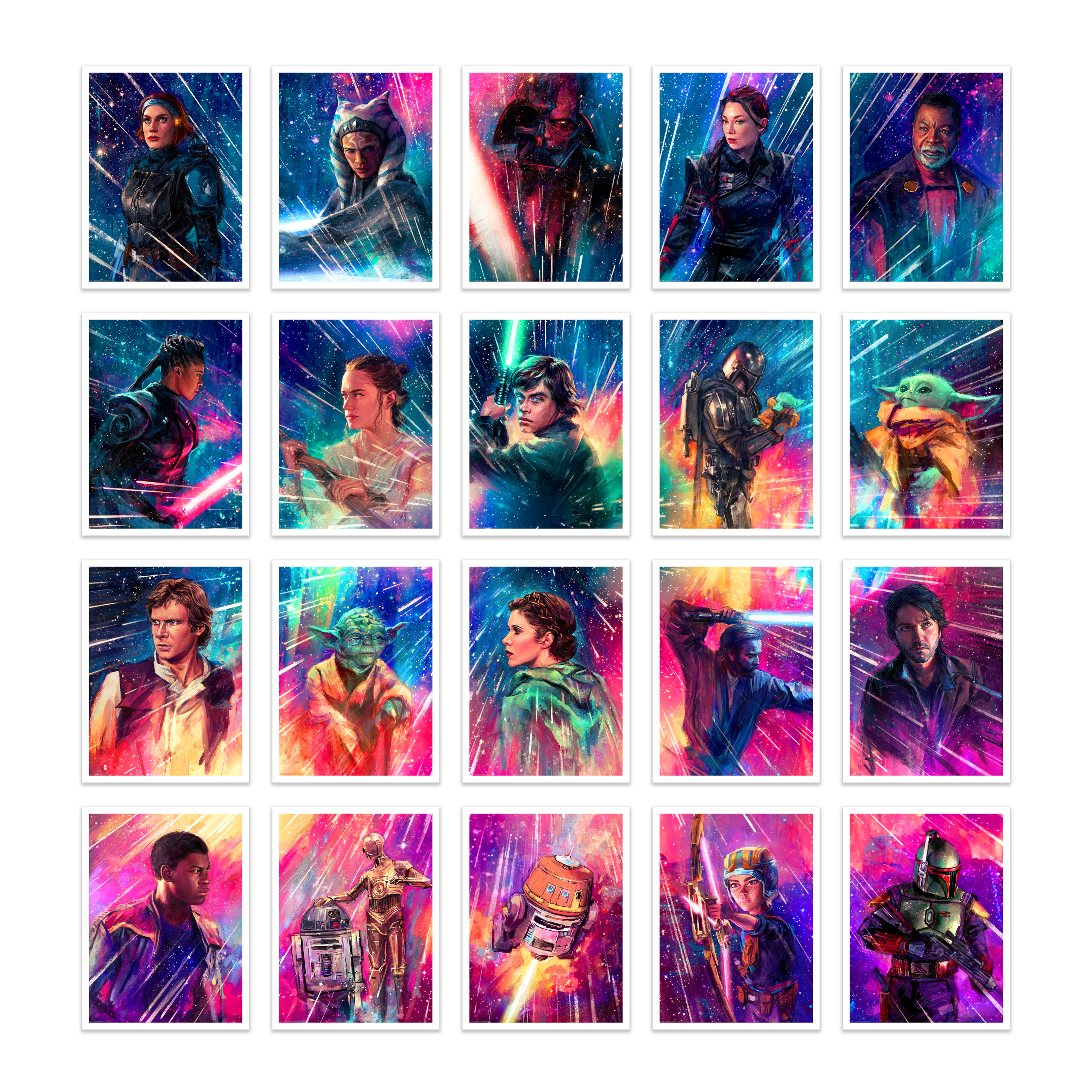 Alice X. Zhang "Star Wars: Portrait Series" Complete SET
