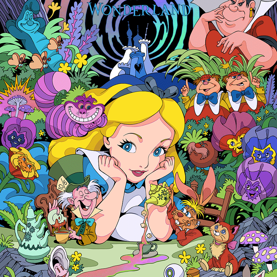 Benangbaja Studio "Alice in Wonderland" Foil Variant