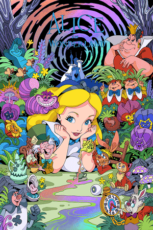 Benangbaja Studio "Alice in Wonderland" Foil Variant