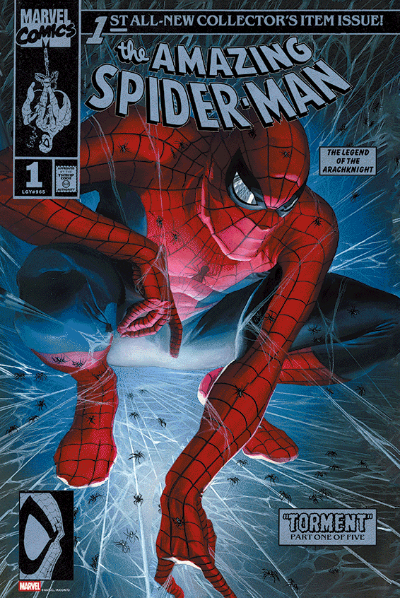 Alex Ross "Spider-Man #1: Torment" 3D Lenticular PLEX (24x36)