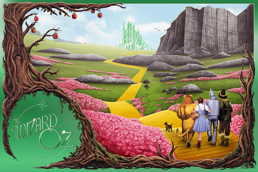 Andrew Rowland "The Wizard of Oz" Emerald City Foil Variant