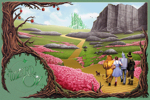 Andrew Rowland "The Wizard of Oz" Yellow Brick Road Foil Variant