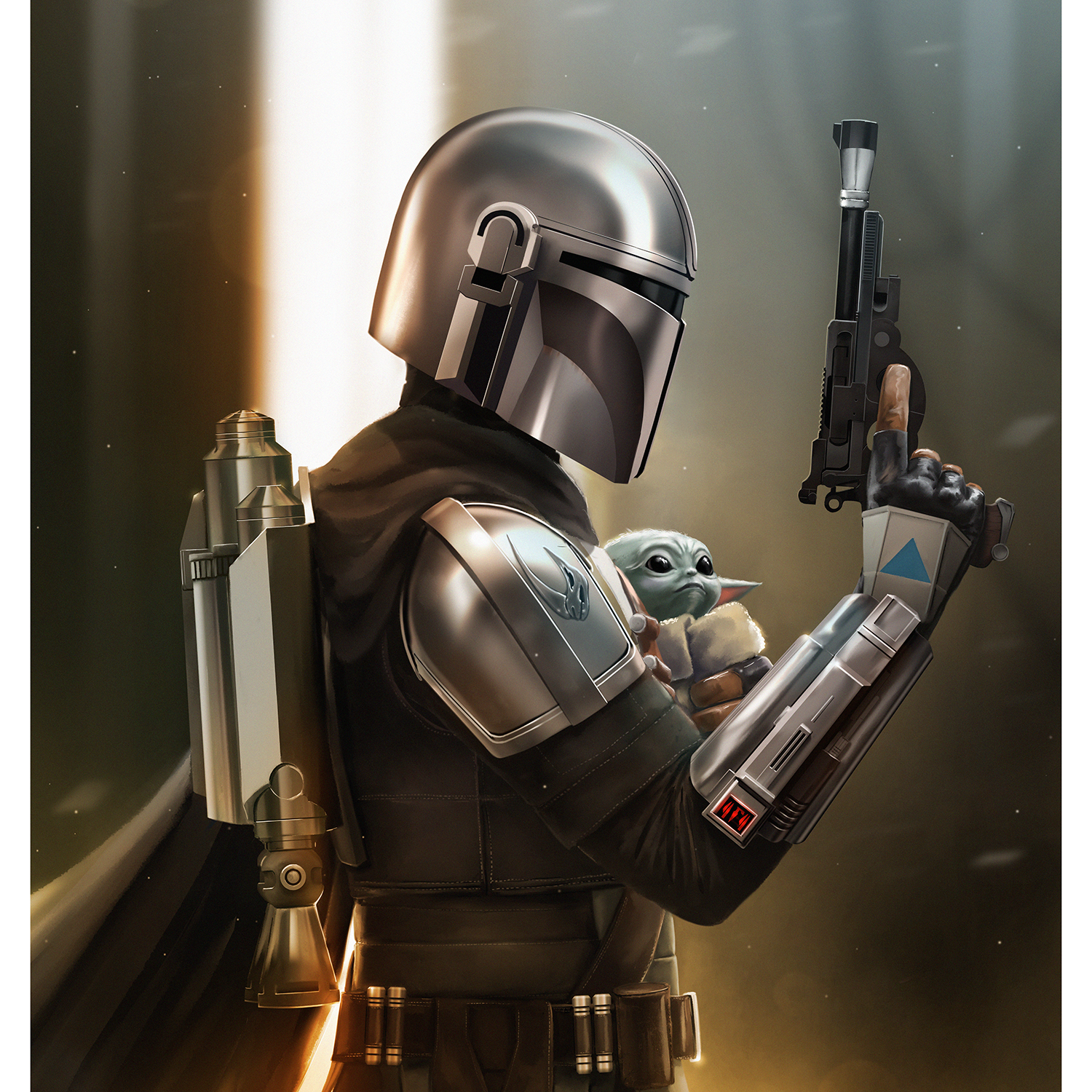 Andy Fairhurst "Mando & Grogu"
