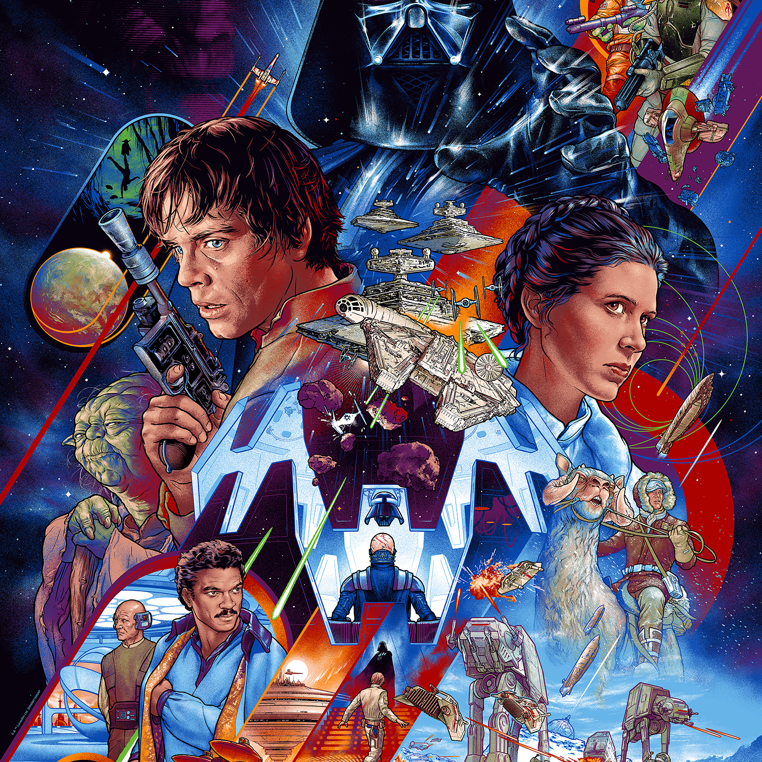 Martin Ansin "The Saga Continues" Art Print - Multi-Layer Acrylic Panel