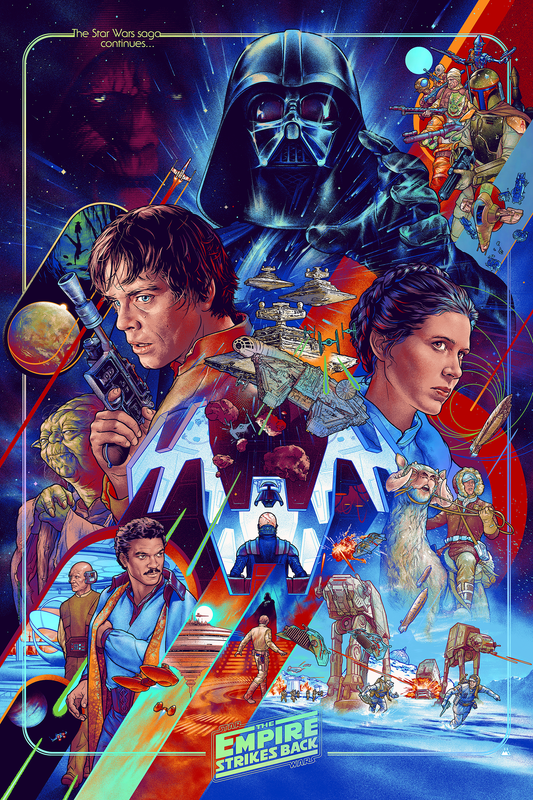 Martin Ansin "The Empire Strikes Back (The Saga Continues)" Foil Variant