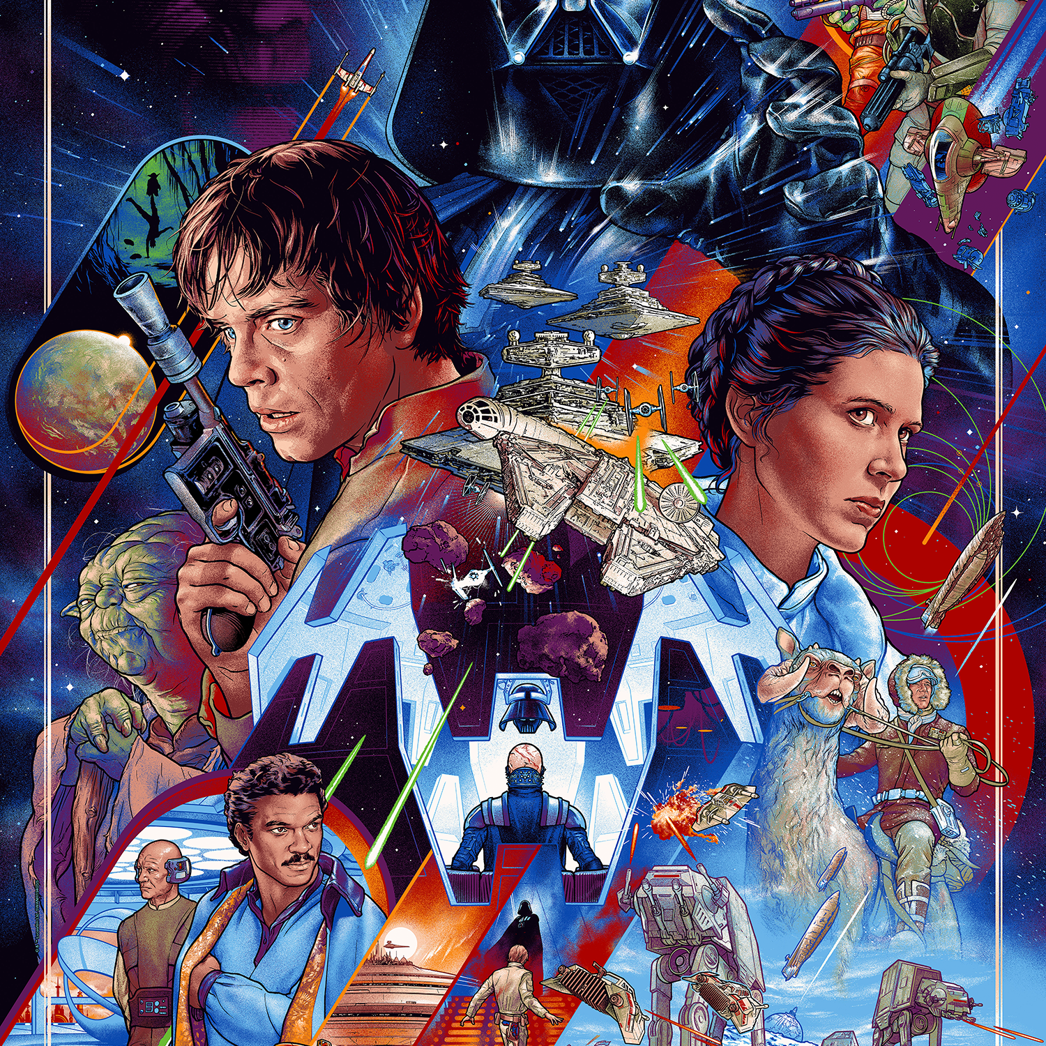 Martin Ansin "The Empire Strikes Back (The Saga Continues)" Timed Edition
