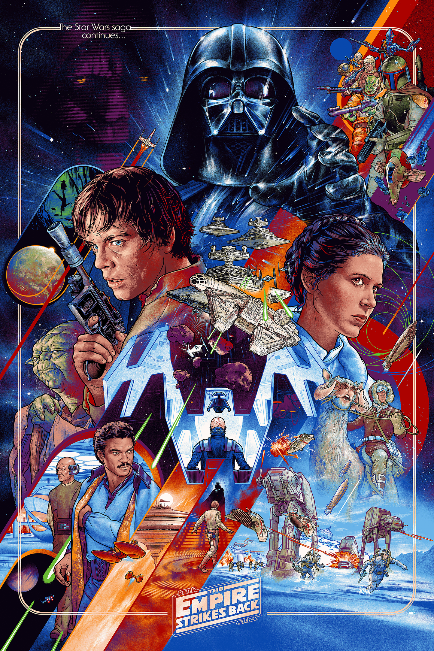 Martin Ansin "The Empire Strikes Back (The Saga Continues)" Timed Edition