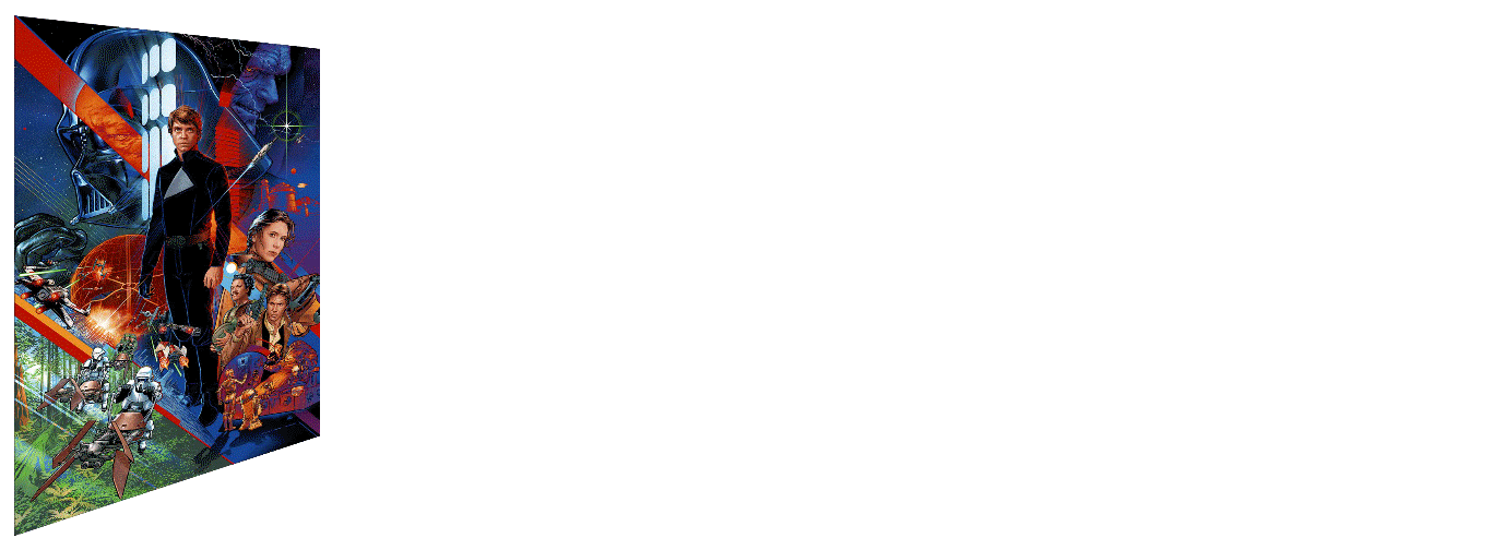 Martin Ansin "Return of the Jedi (The Empire Falls)" Art Print - Multi-Layer Acrylic