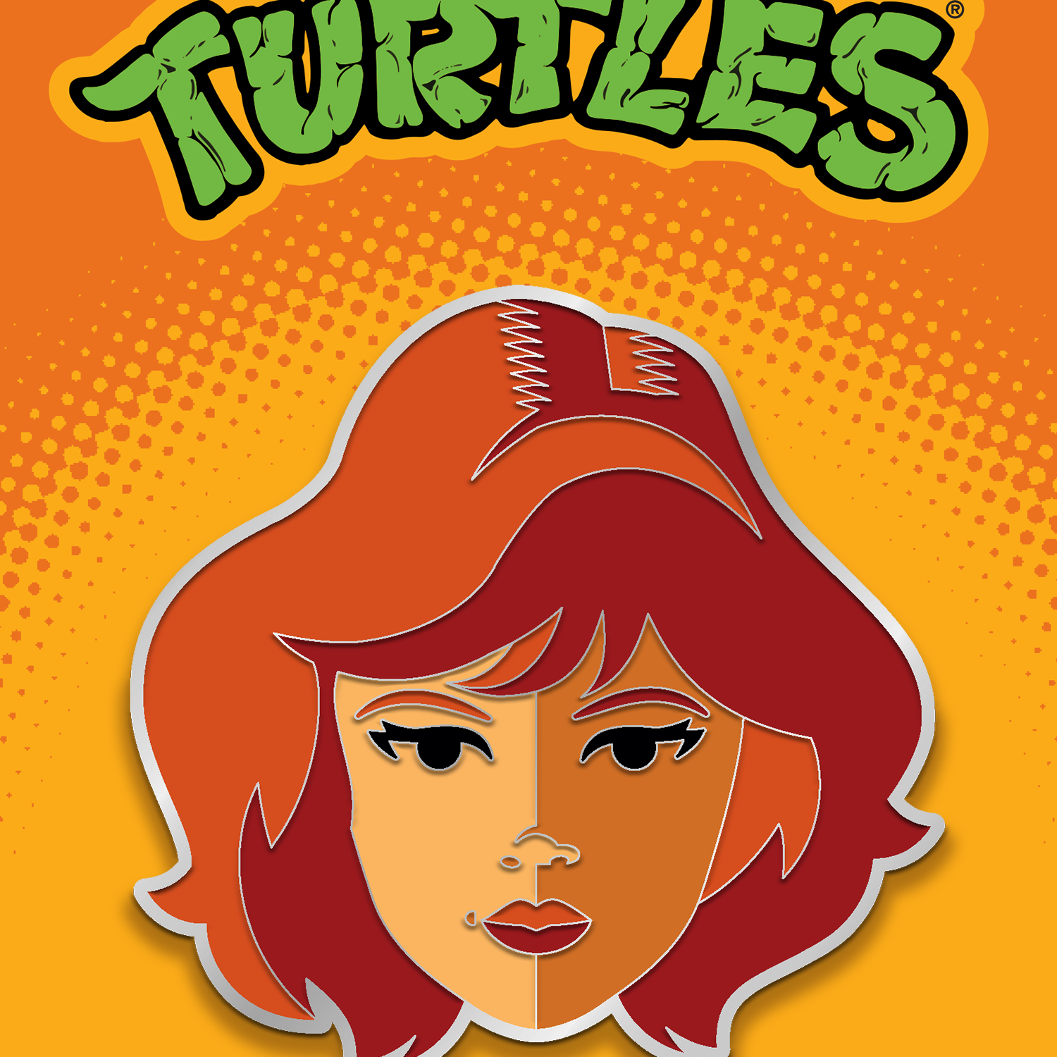 Tom Whalen "TMNT: Mikey, April & Krang" Enamel Pin SET