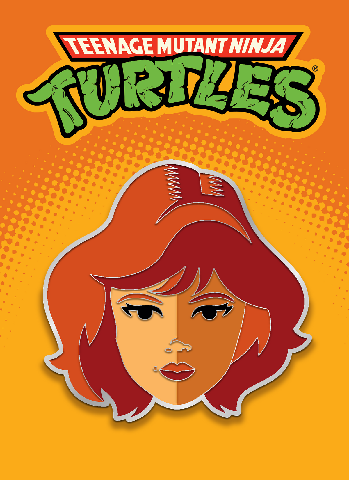 Tom Whalen "TMNT: April" Enamel Pin