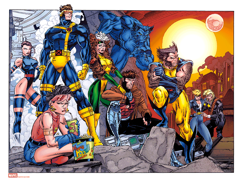 Jim Lee "Astonishing X-Men #1 Cover" 3D Lenticular