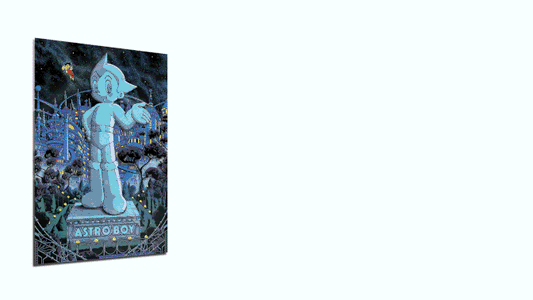 Kilian Eng "Astro Boy" Multi-Layer Acrylic Panel