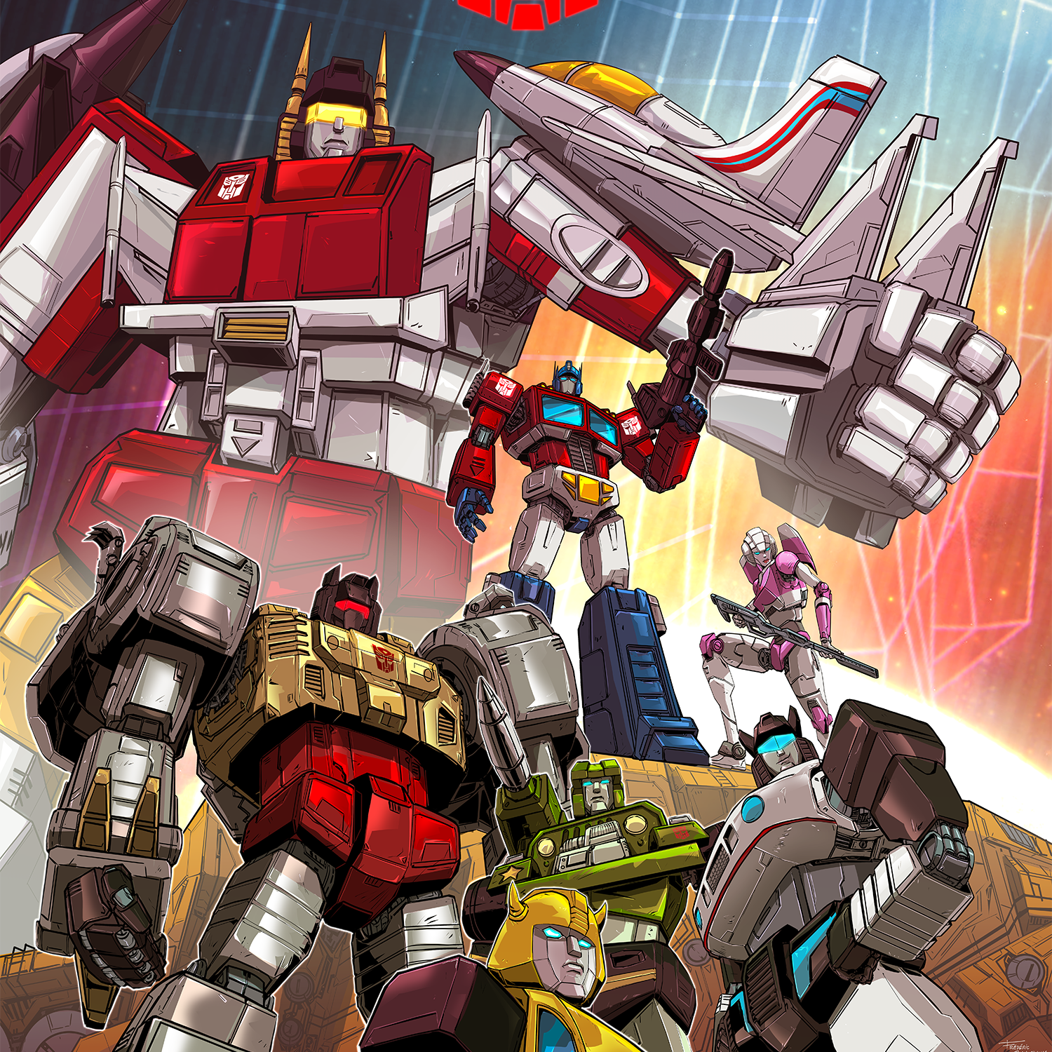 Frederic Chuong "Transformers: Autobots and Decepticons" SET