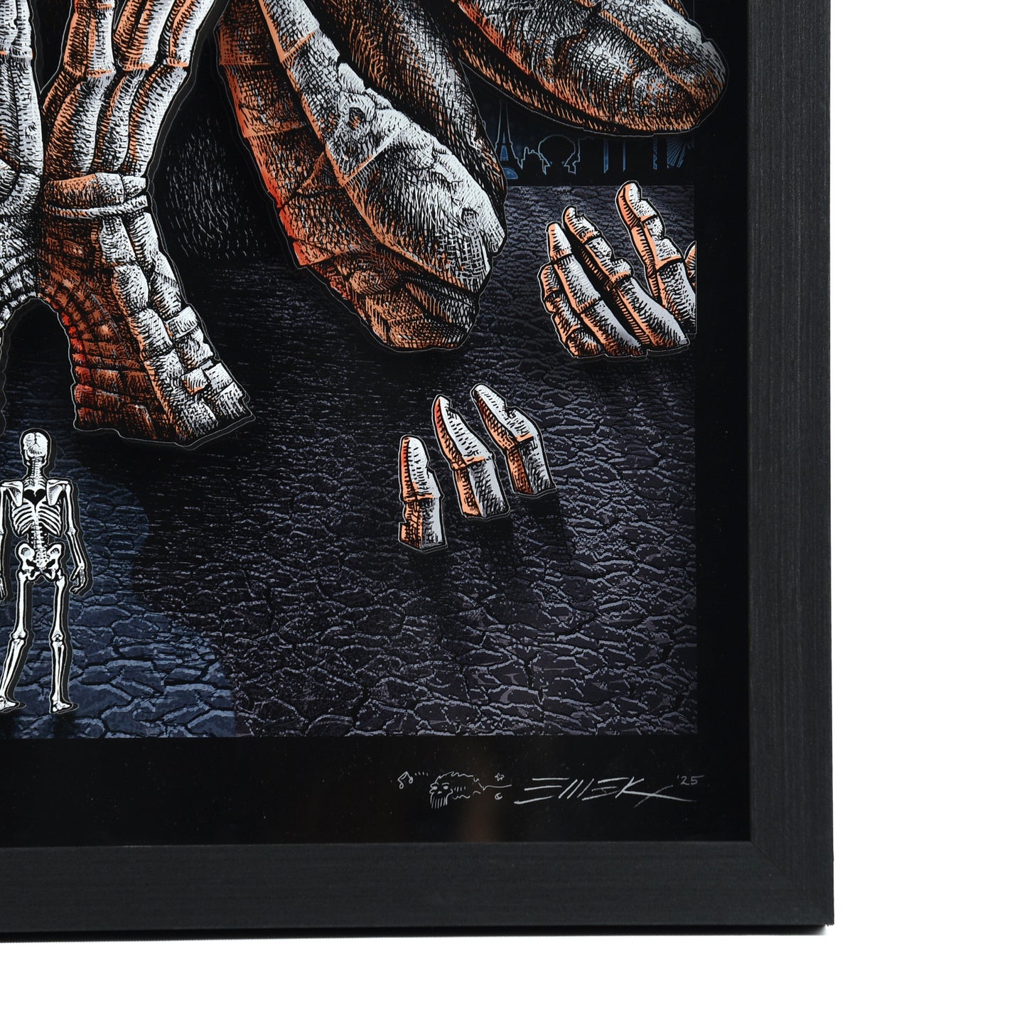 EMEK "Depression" Framed Acrylic Diorama