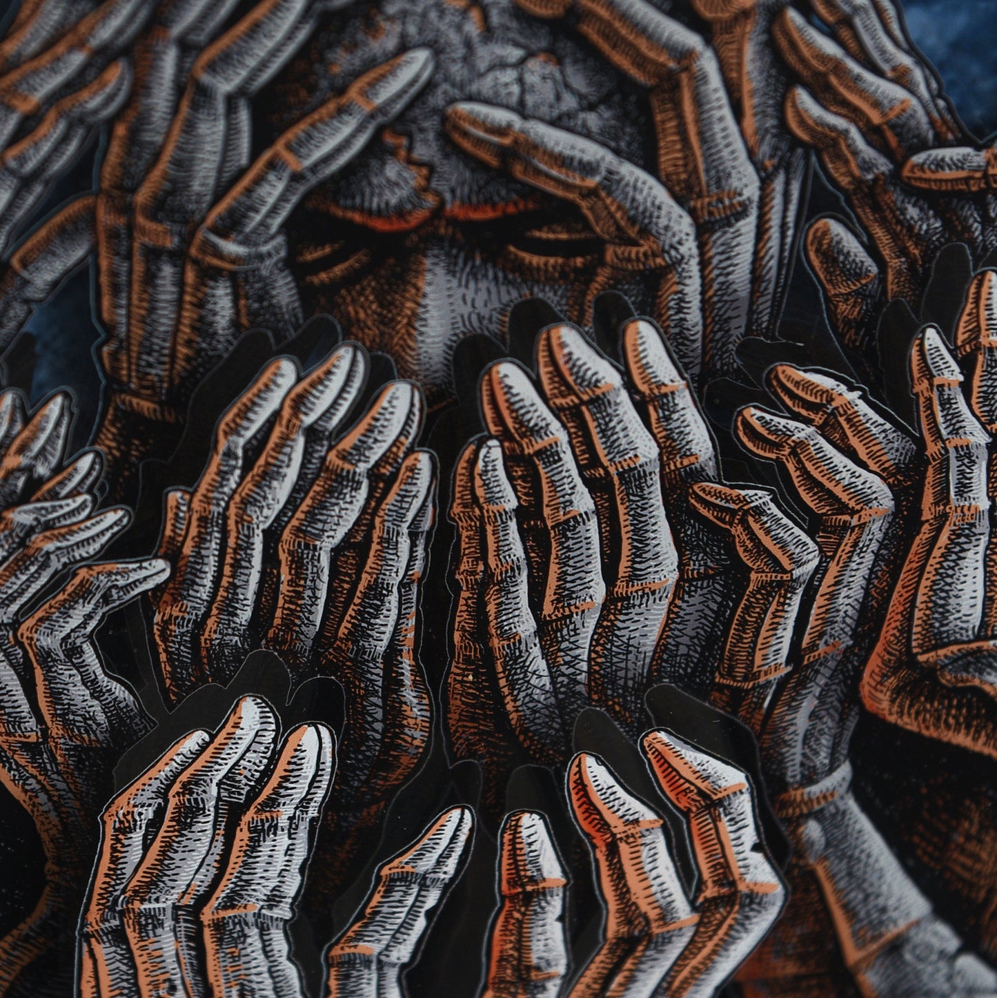 EMEK "Depression" Framed Acrylic Diorama