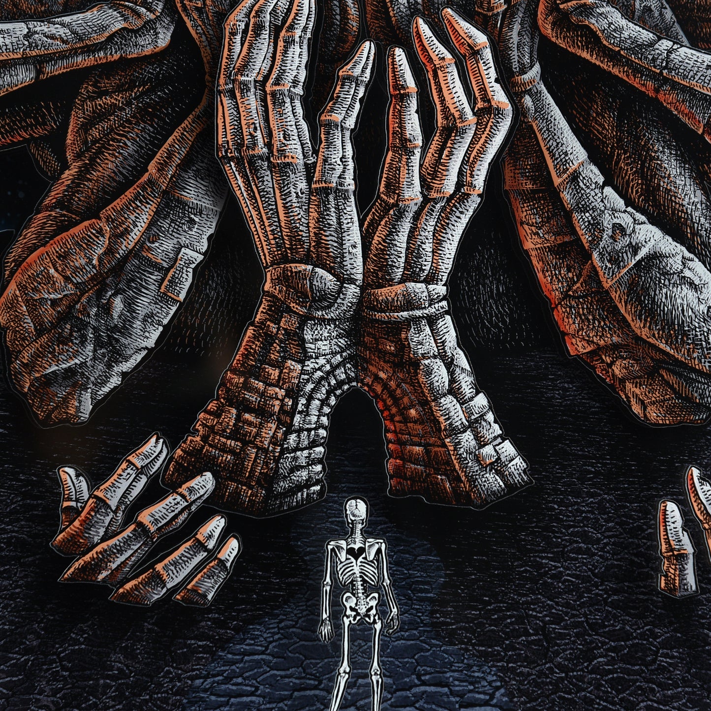 EMEK "Depression" Framed Acrylic Diorama