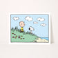 Charles M. Schulz "A Boy and His Dog" Multi-Layer Acrylic