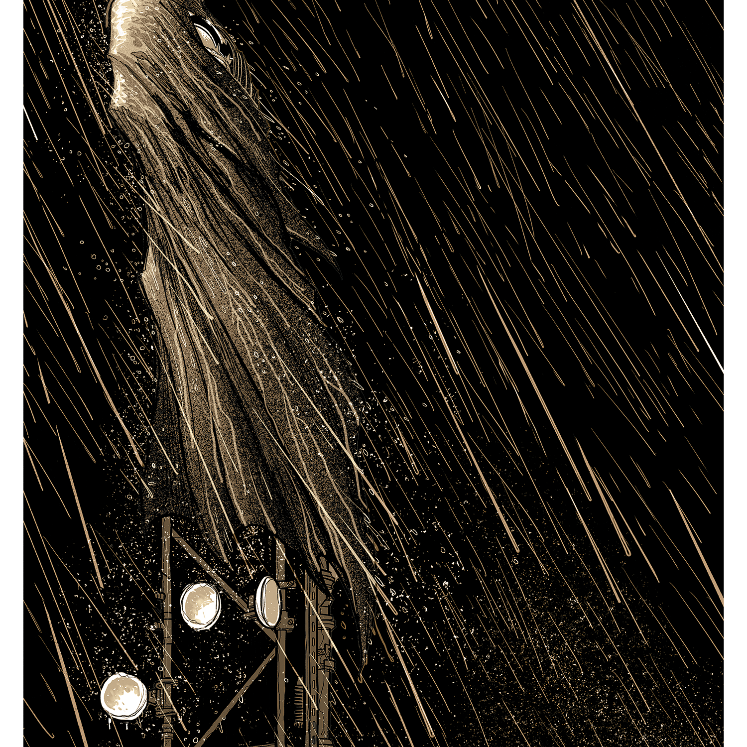 Rafael Grampá "Batman: Gargoyle of Gotham Noir Edition (Book Two)" Acrylic Panel Print