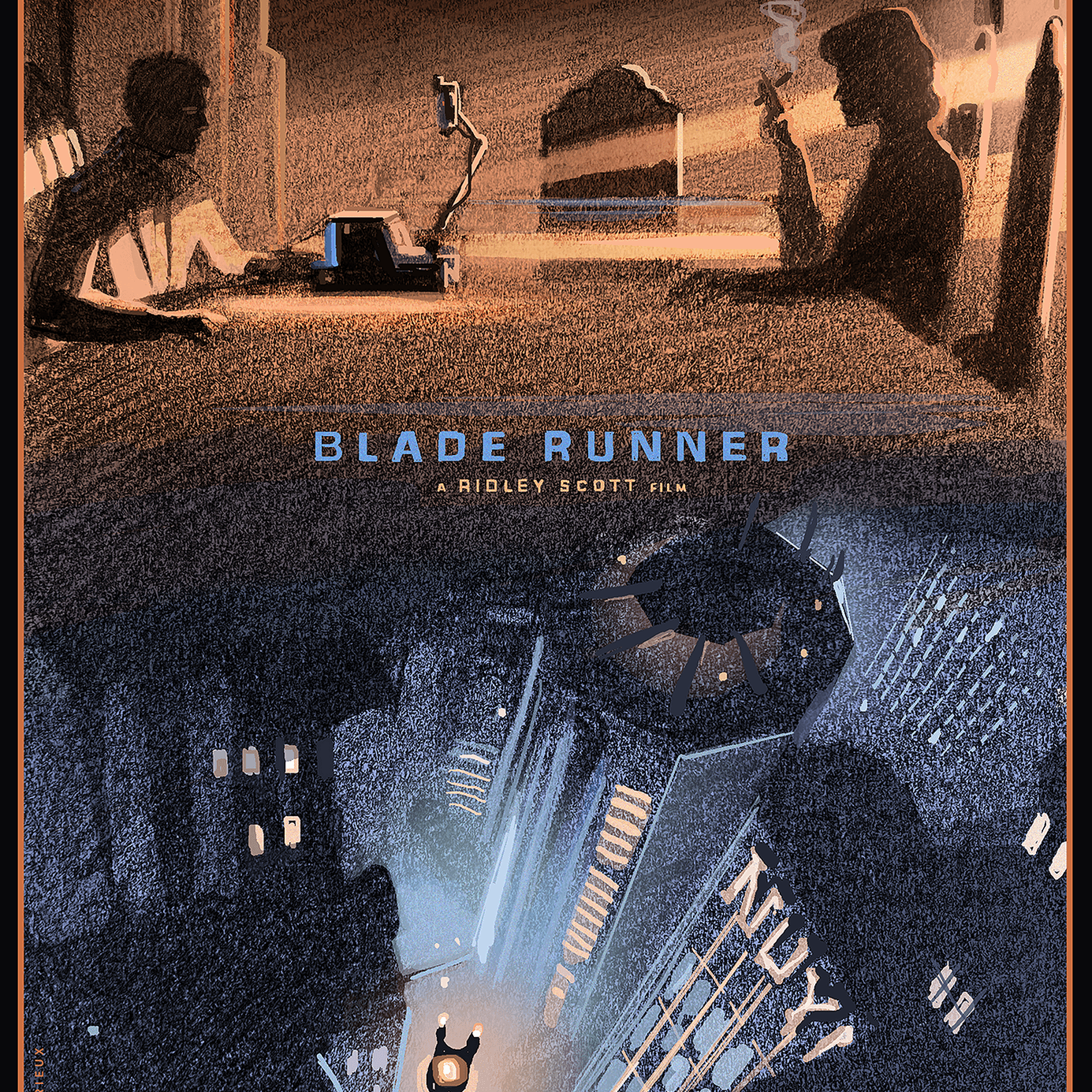 Laurent Durieux "Blade Runner (Memories in Green)" Timed Edition