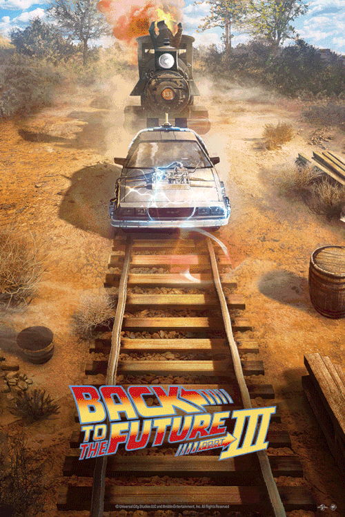 Phase Runner "Back to the Future Trilogy" 3D Flip Lenticular Edition - SET