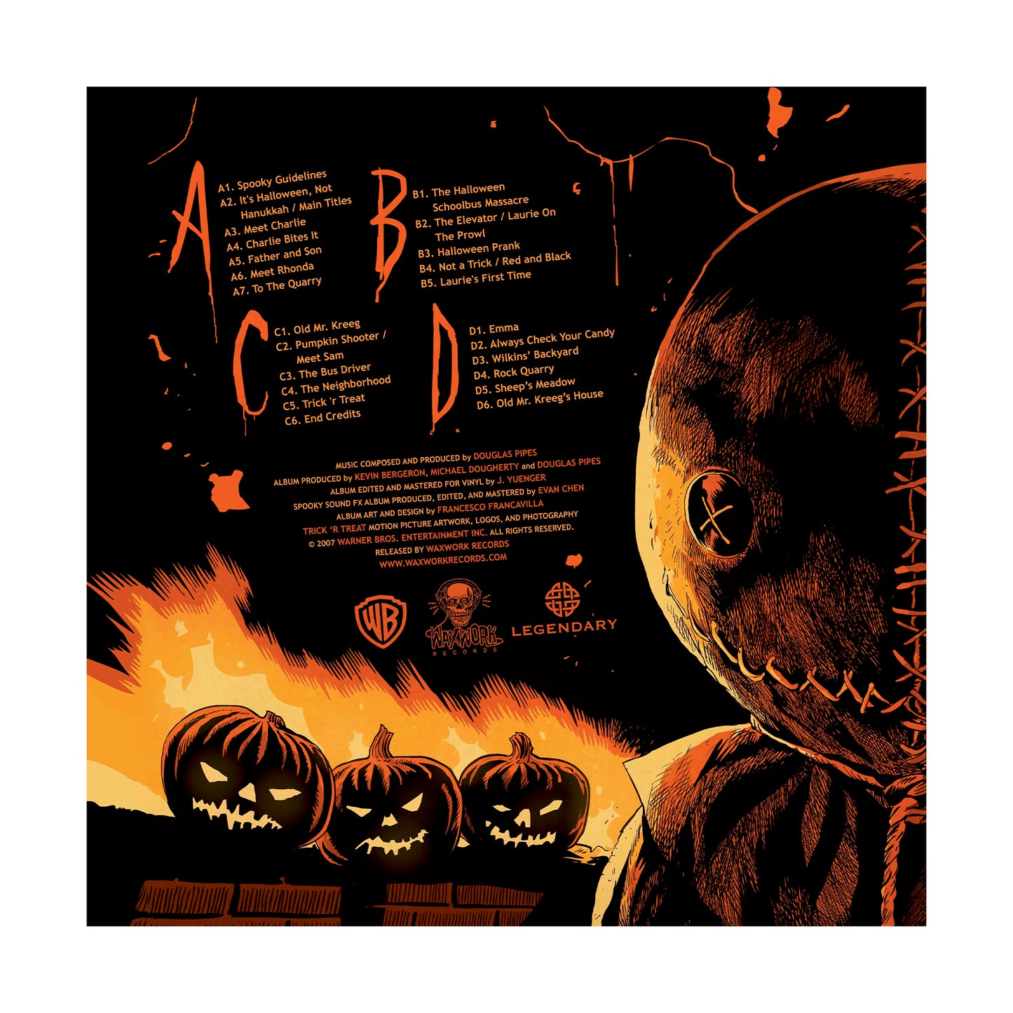 Trick 'r Treat - Original Motion Picture Soundtrack 2x LP - Limited Edition BNG Exclusive