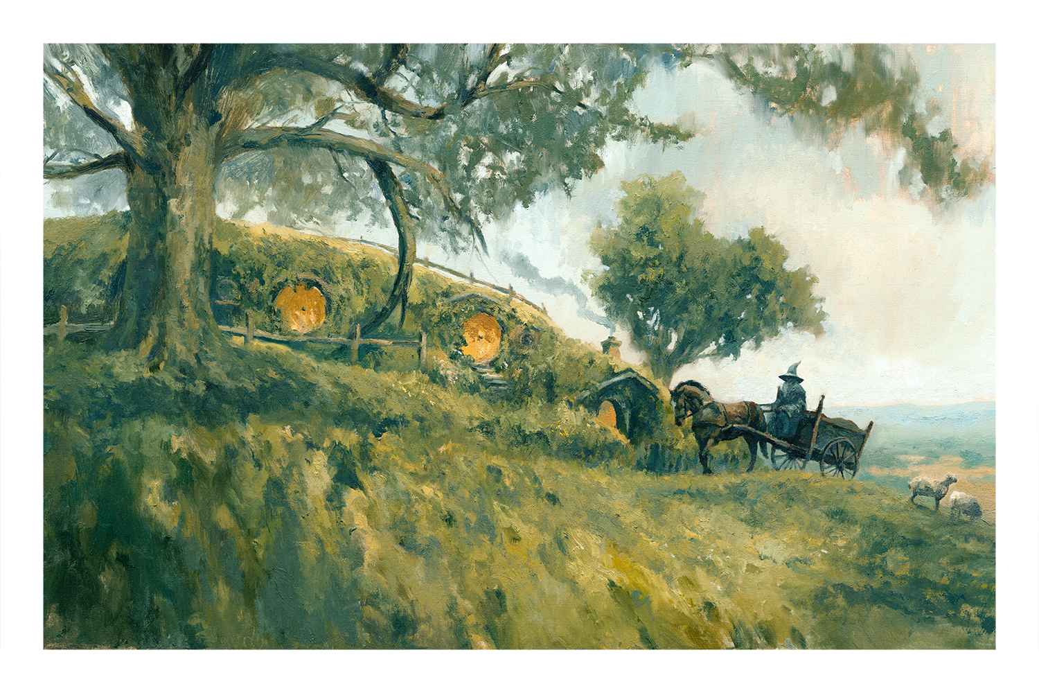 Karl Fitzgerald "The Lord of the Rings: Paintings" Acrylic Panel Print (SET)