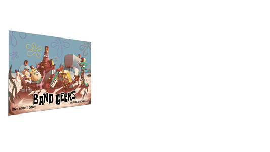 George Bletsis "Band Geeks (Spongebob)" Multi-Layer Acrylic