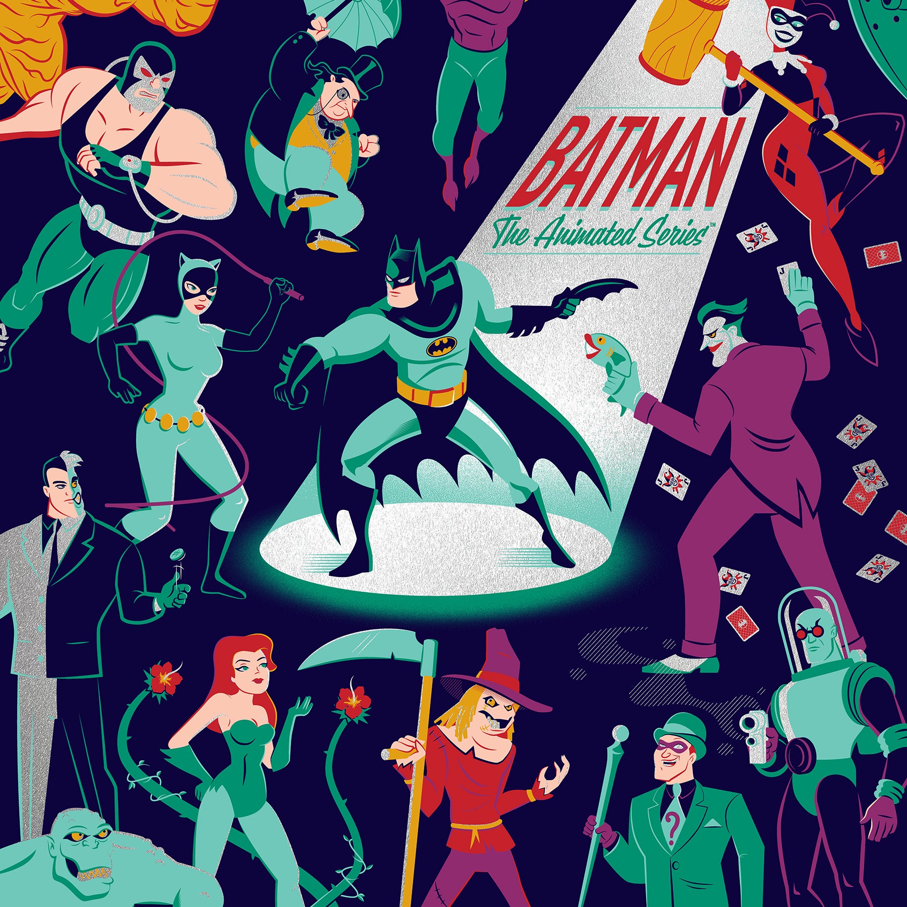 Dave Perillo "Batman: The Animated Series" Metallic Foil Variant