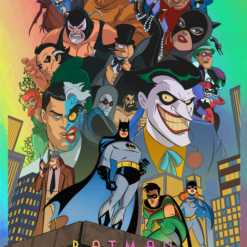 Mike McGee "Batman: The Animated Series" Rainbow Foil Variant