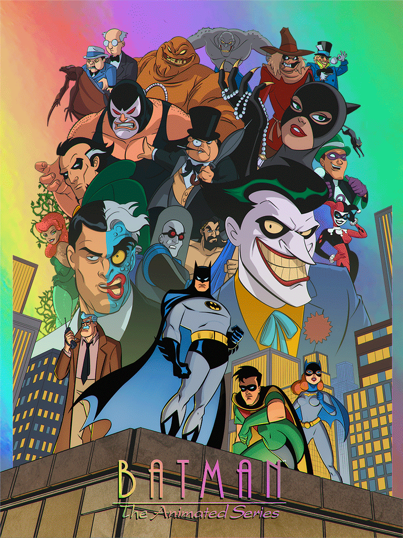Mike McGee "Batman: The Animated Series" Rainbow Foil Variant