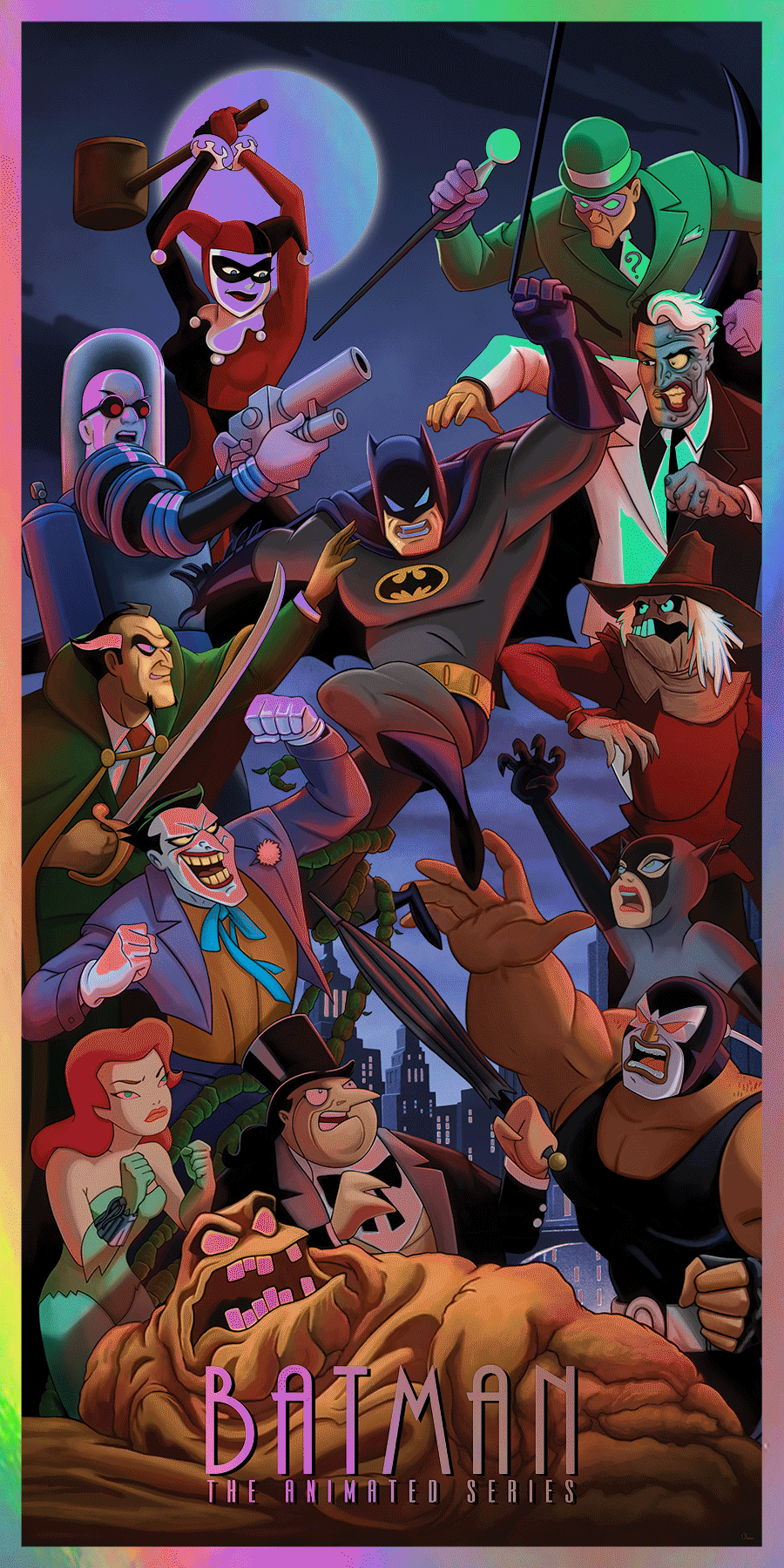 Pablo Olivera "Batman: The Animated Series - Villains" Rainbow Foil Variant