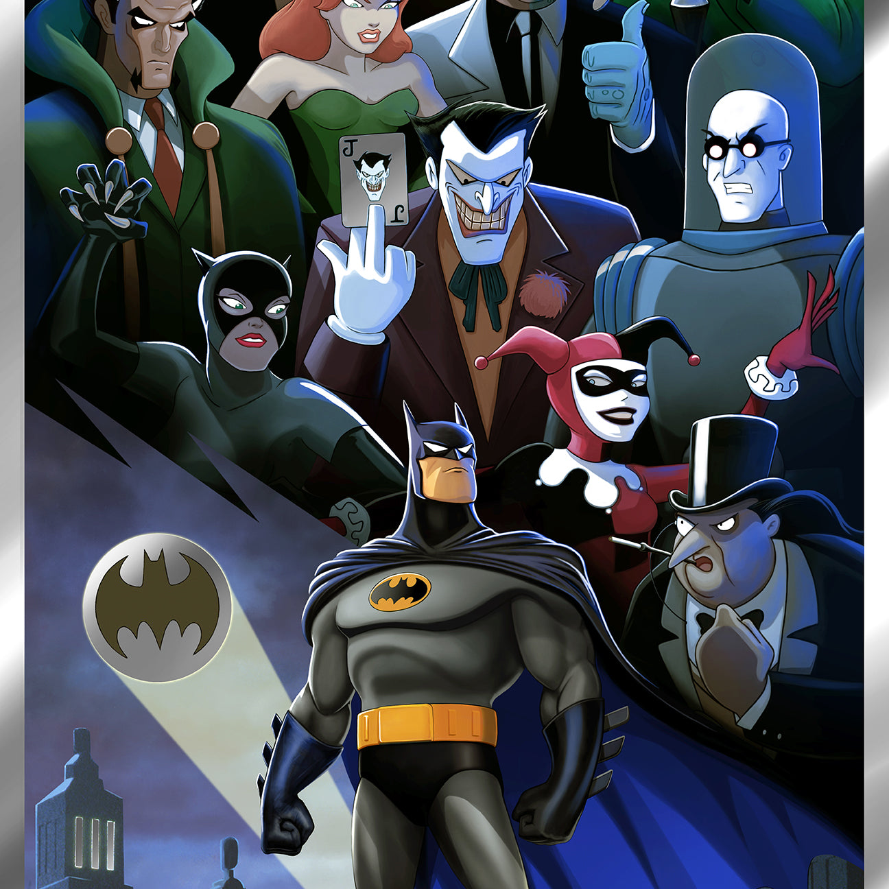 Pablo Olivera "Batman: The Animated Series" Silver Foil Variant
