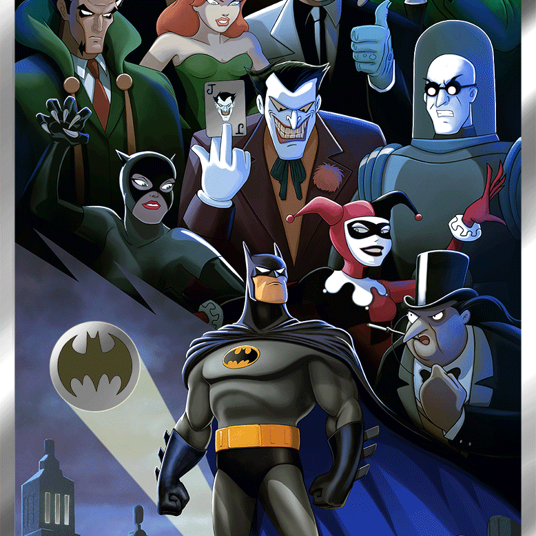 Pablo Olivera "Batman: The Animated Series" Silver Foil Variant - AP