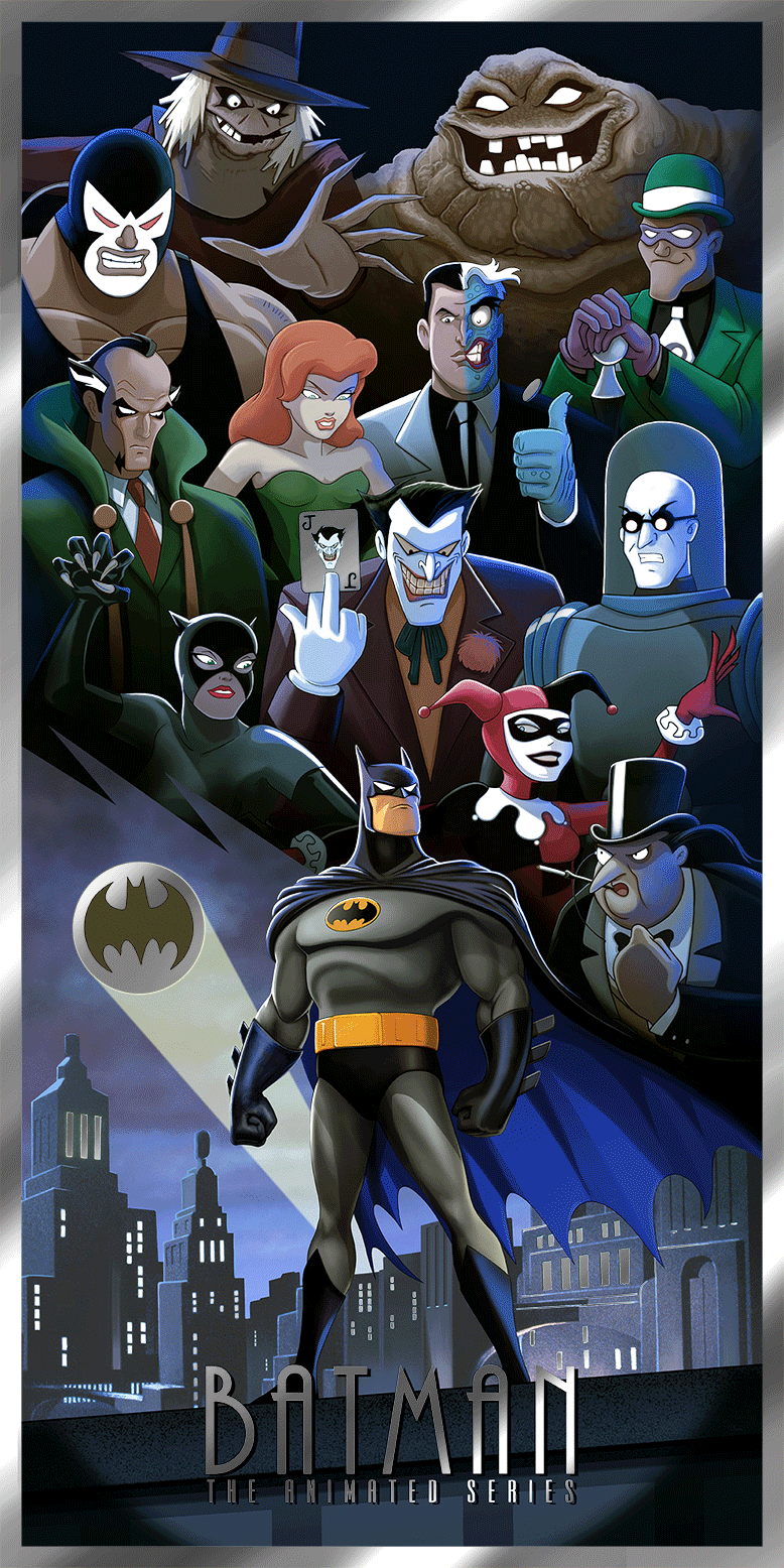 Pablo Olivera "Batman: The Animated Series" Silver Foil Variant - AP