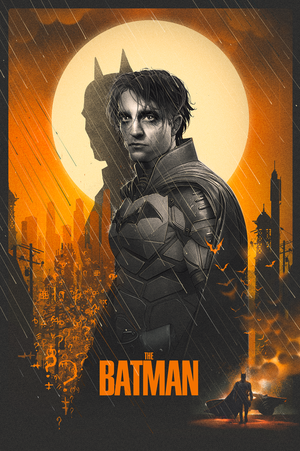 Bruno Vergauwen "The Batman" Variant - Acrylic Panel Print