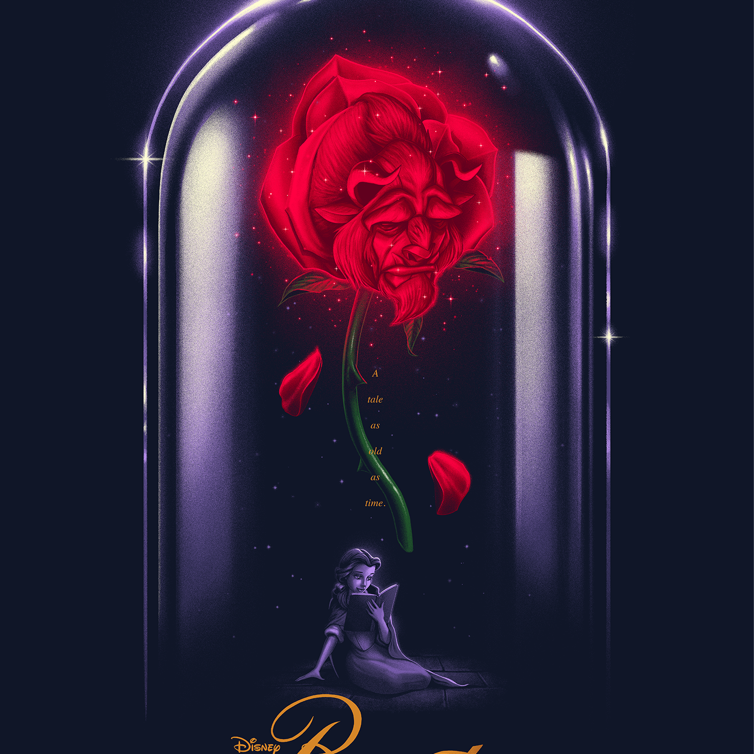 Matt Ryan Tobin "Beauty and the Beast" Acrylic Panel Print