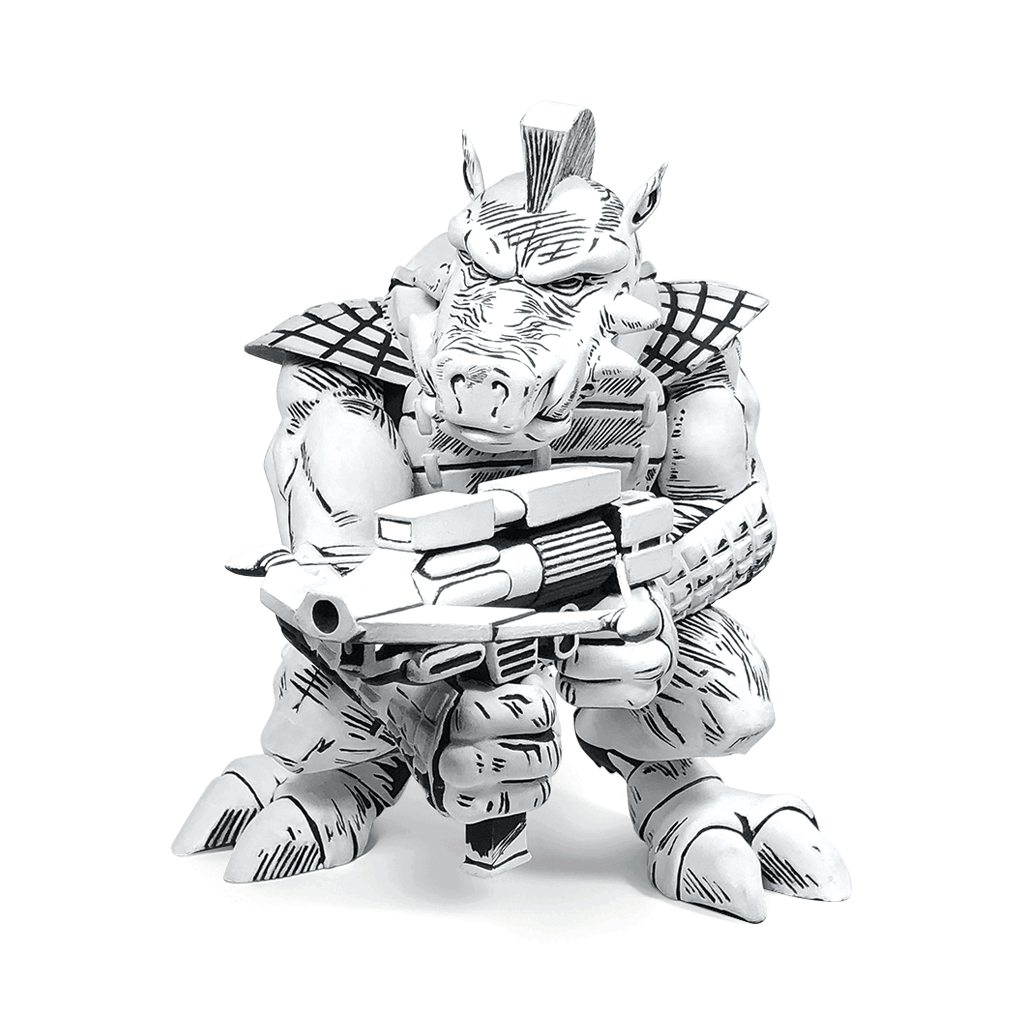 TMNT Firsts: Bebop (B&W Version)