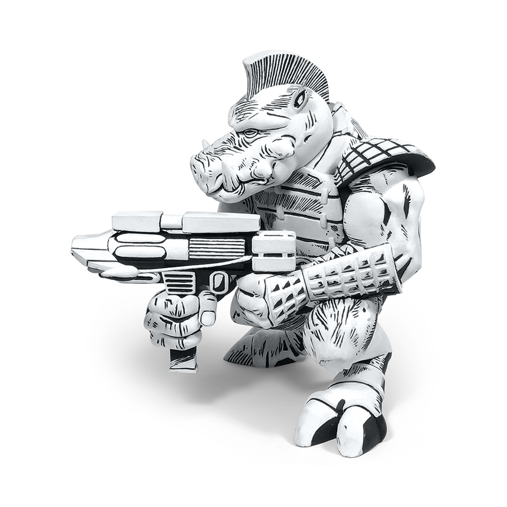 TMNT Firsts: Bebop (B&W Version)