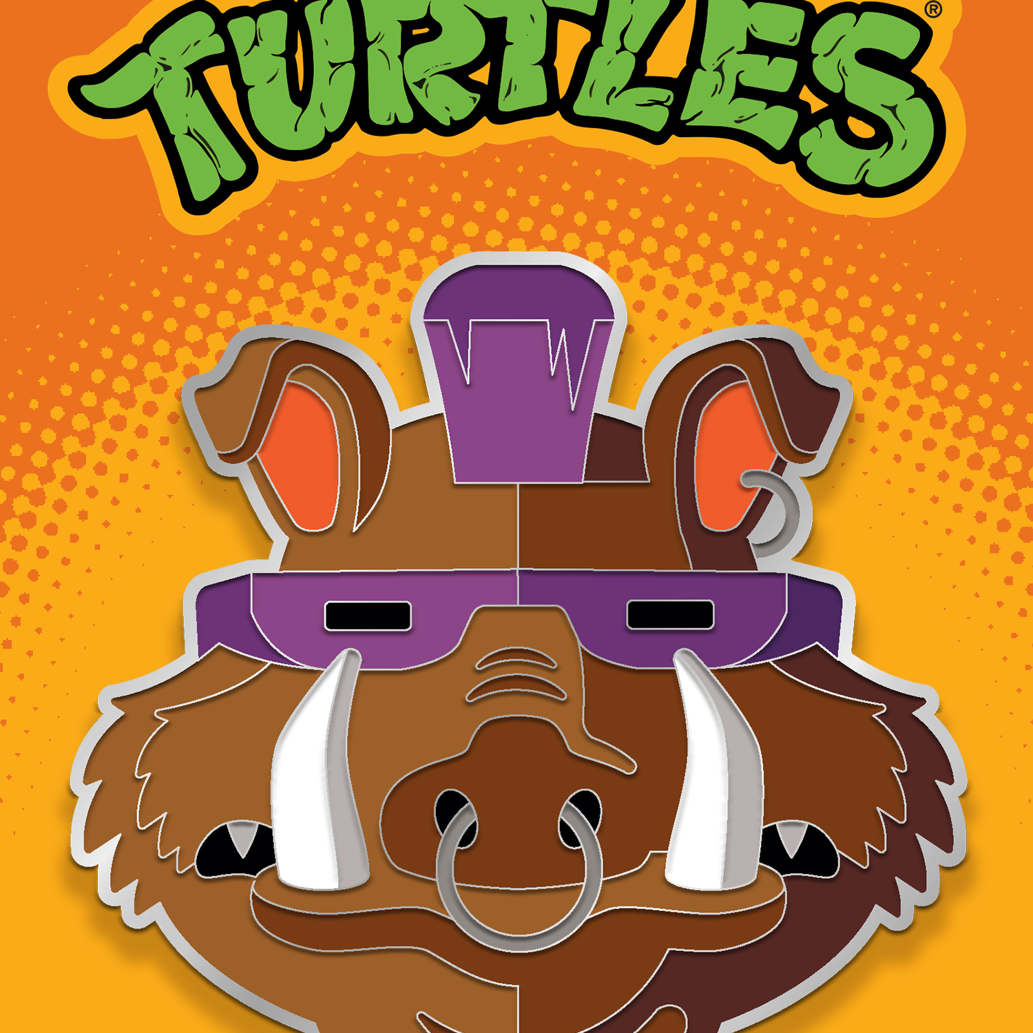 Tom Whalen "TMNT: Bebop" Enamel Pin