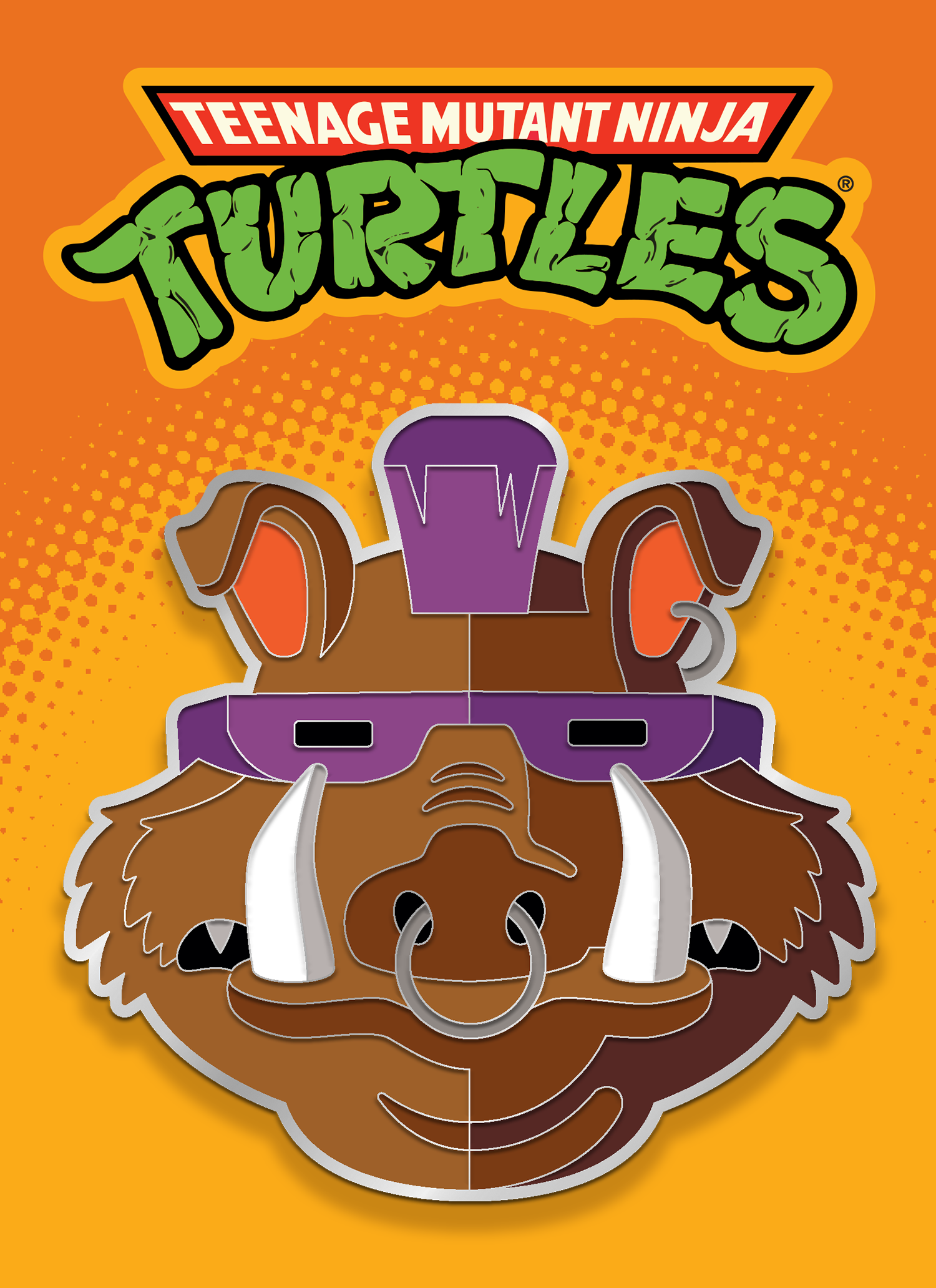 Tom Whalen "TMNT: Bebop" Enamel Pin