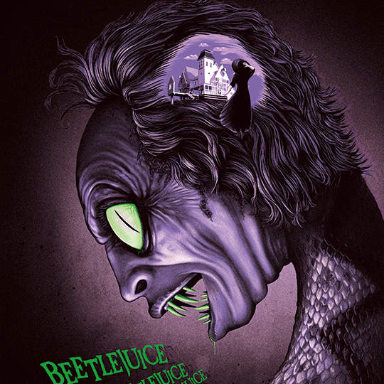 Sara Deck "Beetlejuice" 3D Flip Lenticular