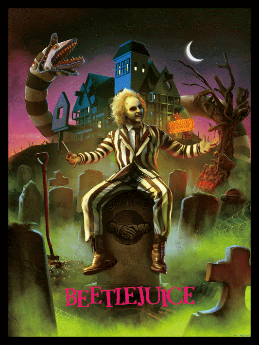 Pablo Olivera "Beetlejuice" 3D Flip Lenticular