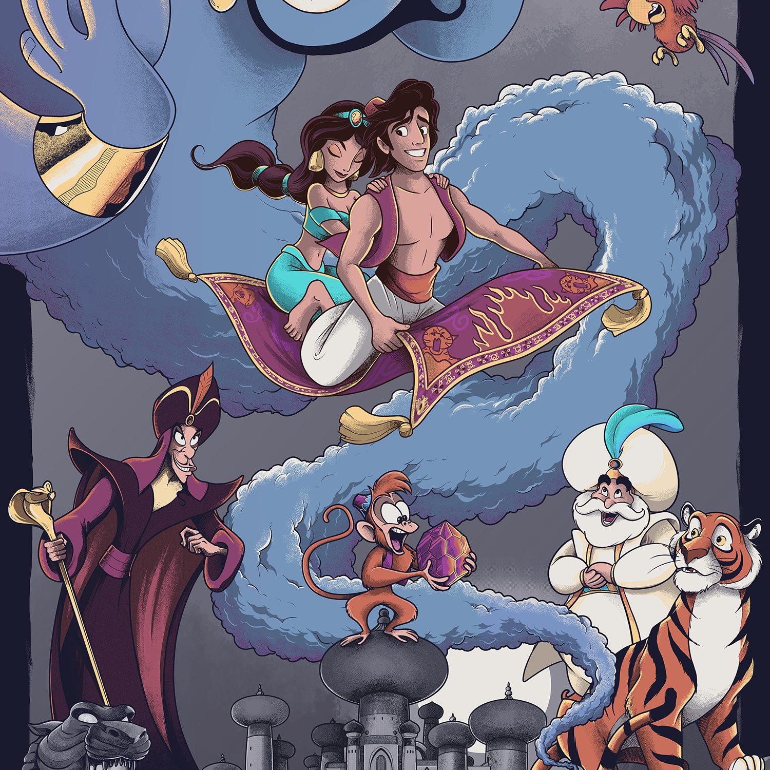 Mark Bell "Aladdin" Variant - Acrylic Panel Print