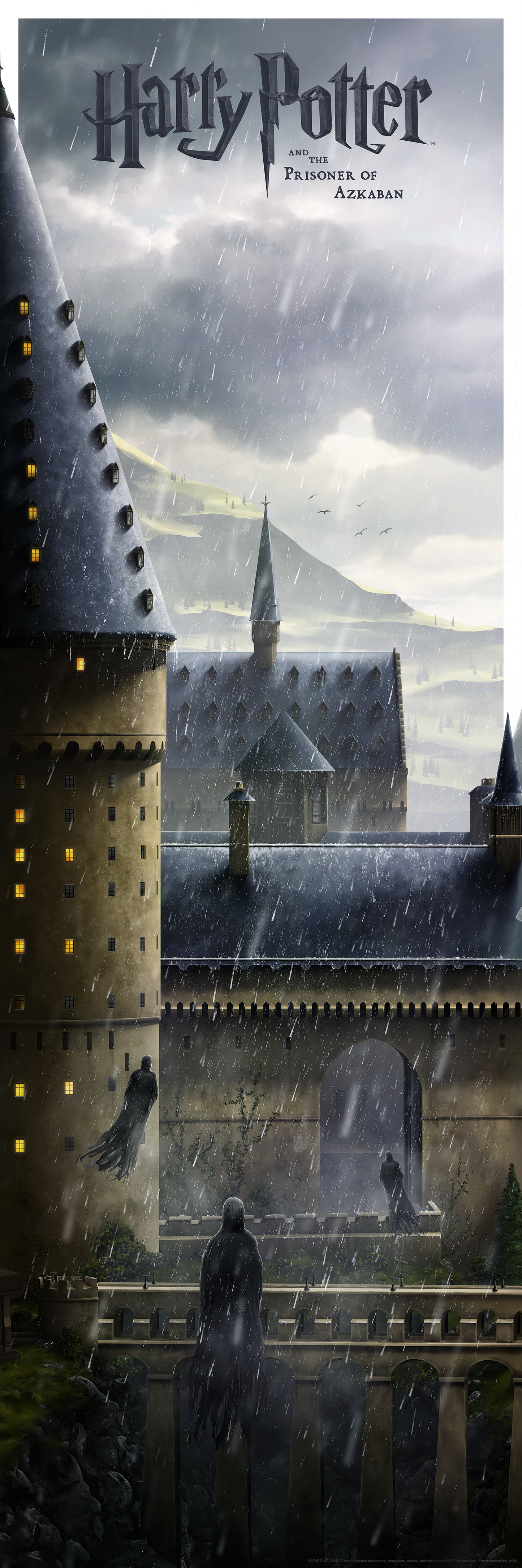 Ben Harman "Journey Through Hogwarts" Titled Print SET